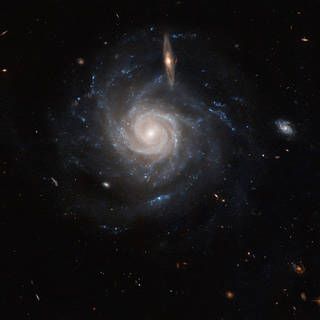 Hubble Spotlights a Swirling Spiral