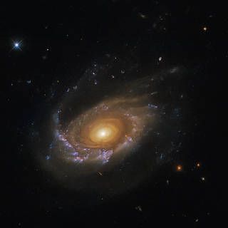 Hubble Captures a Drifting Galaxy