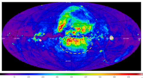 Map of the sky in x-ray light