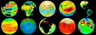 Composit of various Earth images