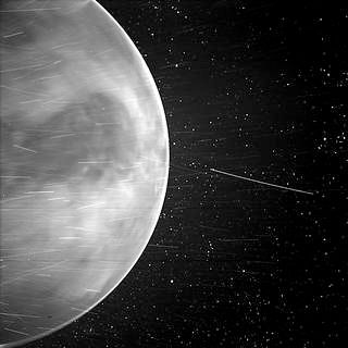 Parker Solar Probe's WISPR imager captured this view of Venus' nightside