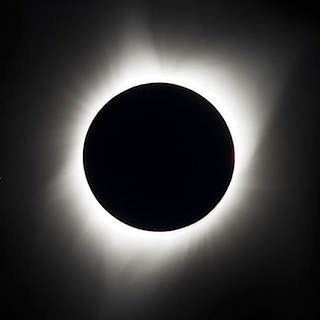 Photo of total solar eclipse